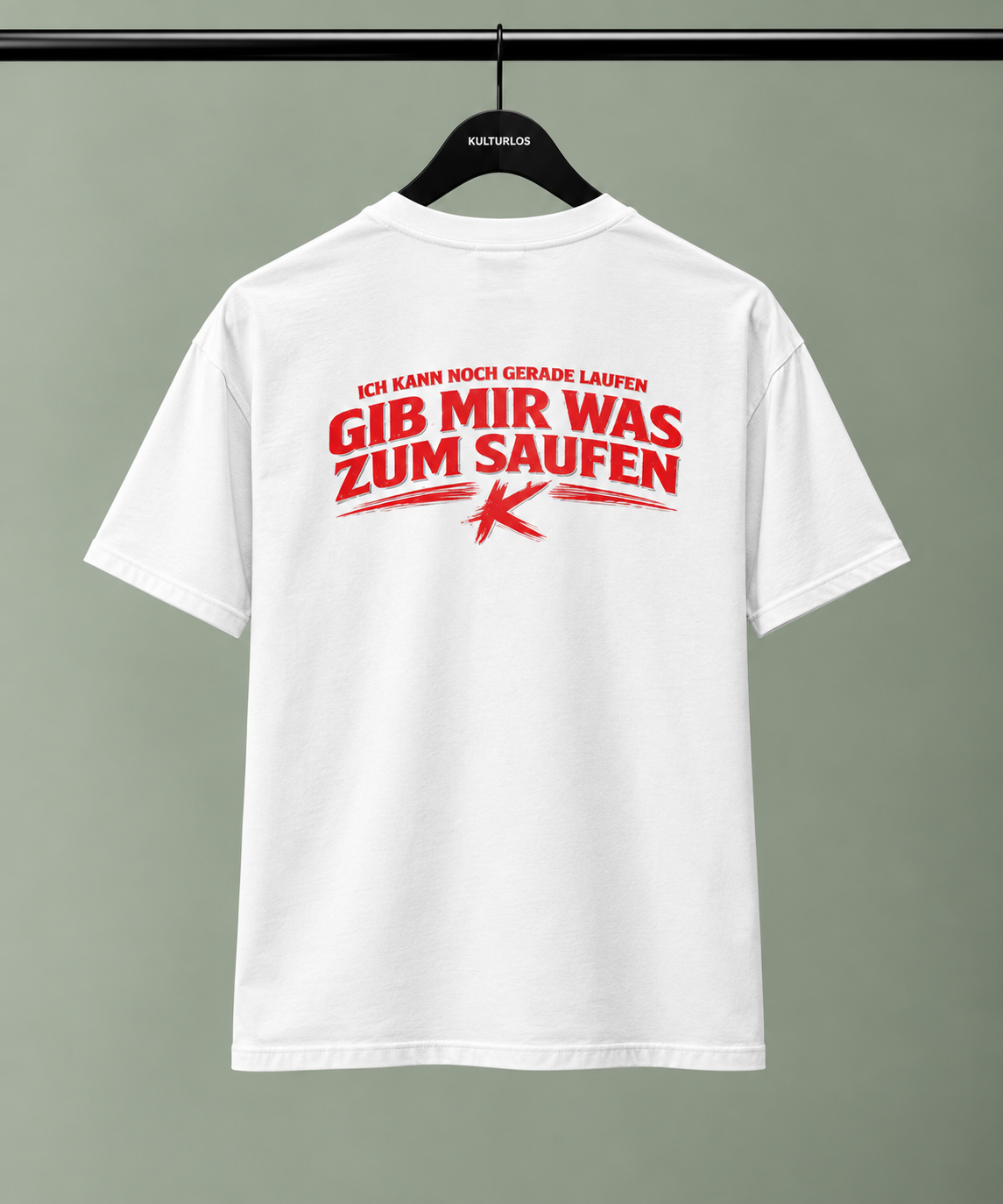 KULTURLOS – Geradeaus Edition Herren T-Shirt