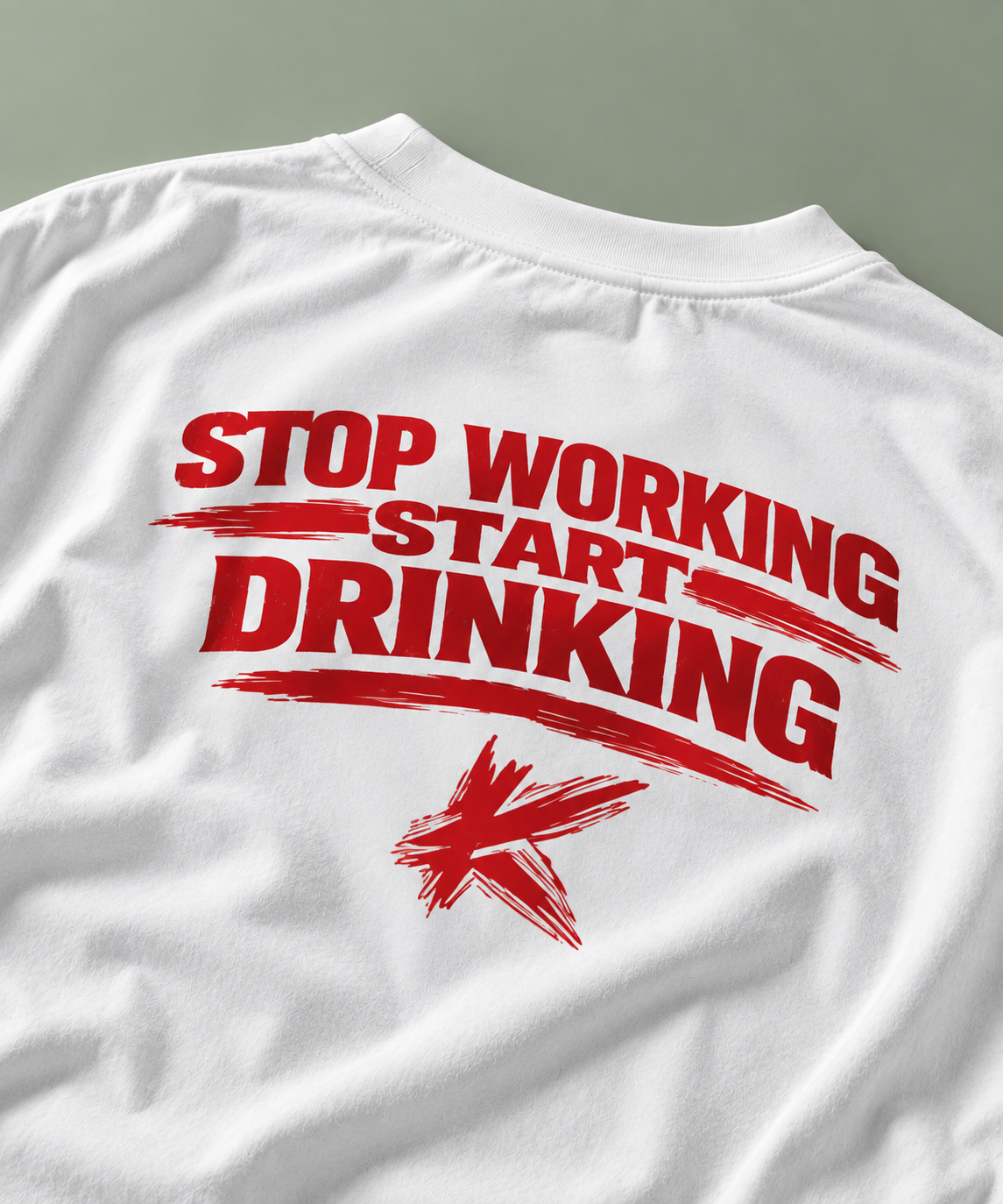 Stop Working Start Drinking - Herren T-Shirt