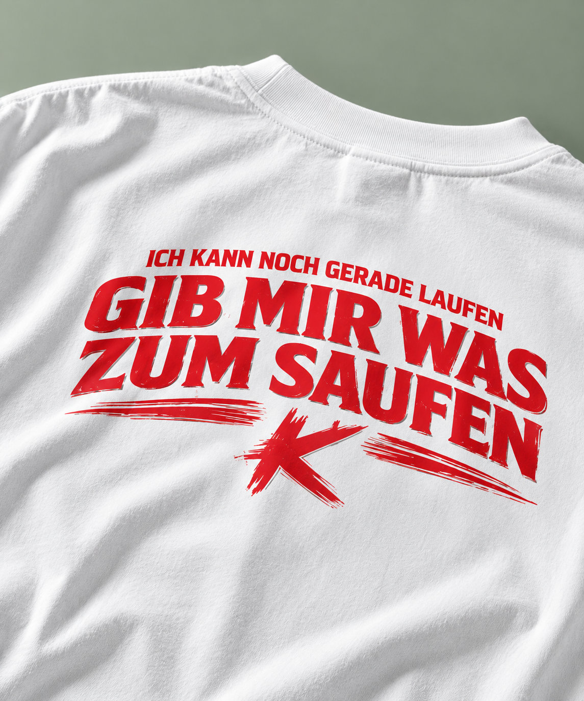 KULTURLOS – Geradeaus Edition Herren T-Shirt