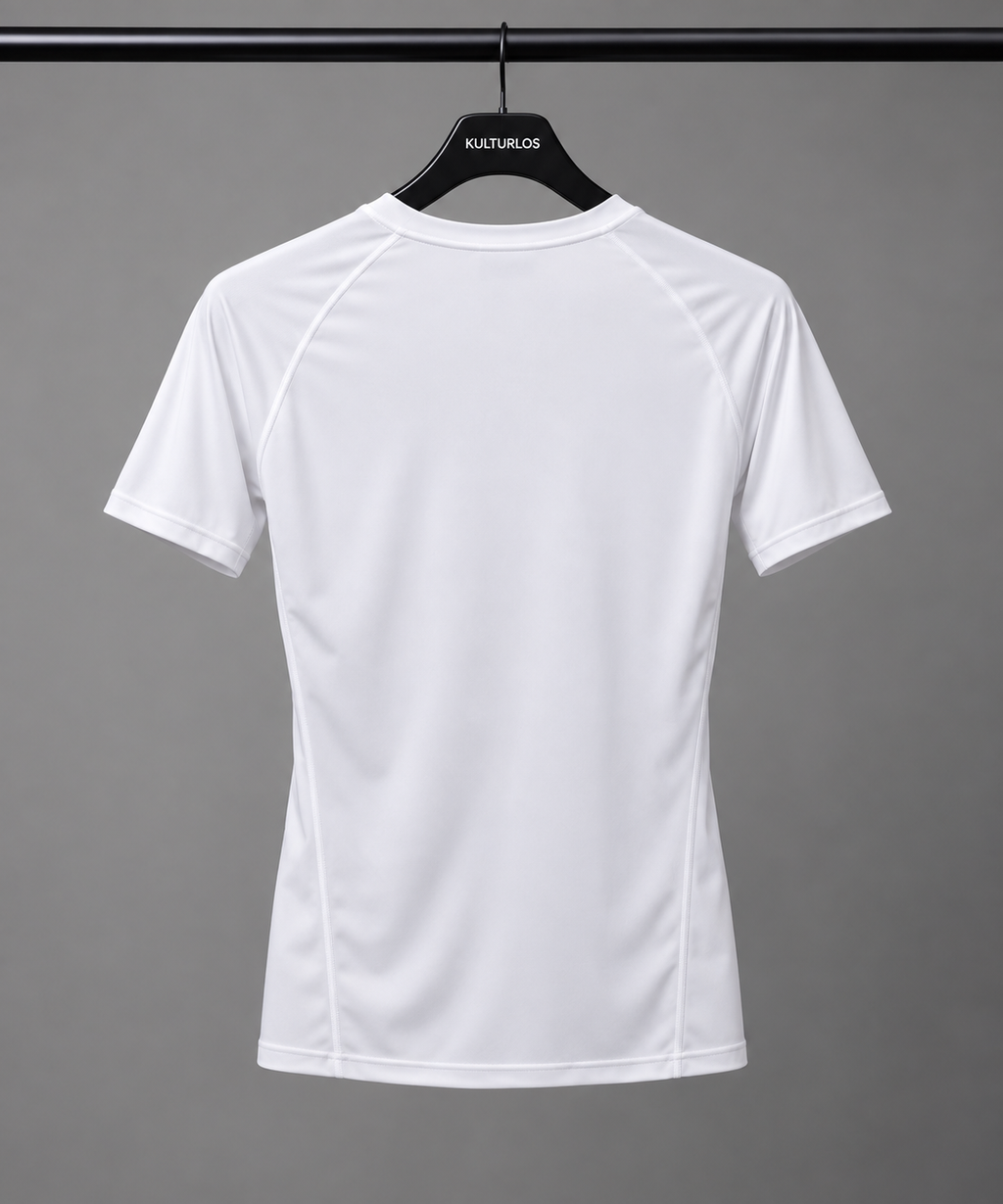 Herren Athletic Compression Shirt – Weiß