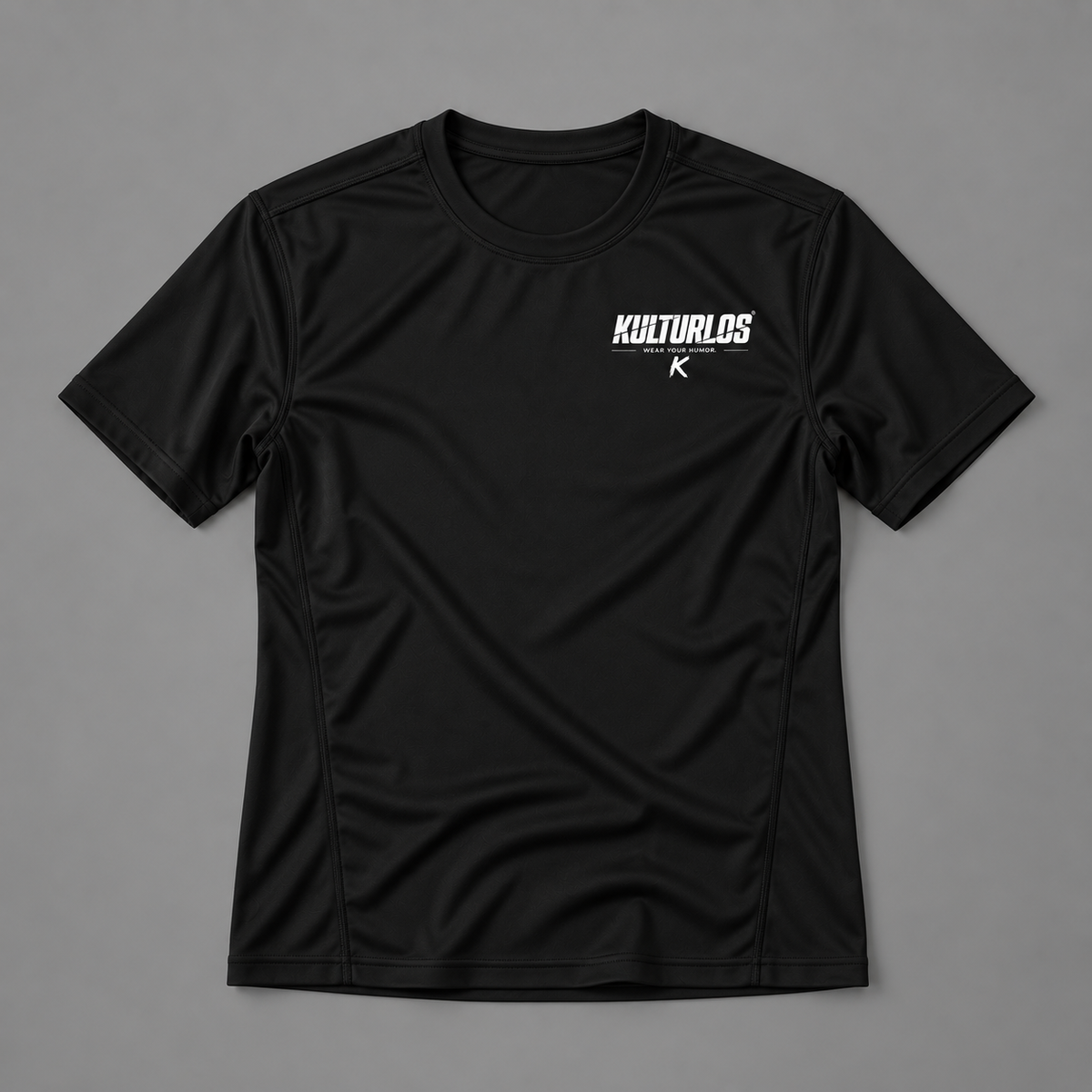 Herren Athletic Compression Shirt – Schwarz