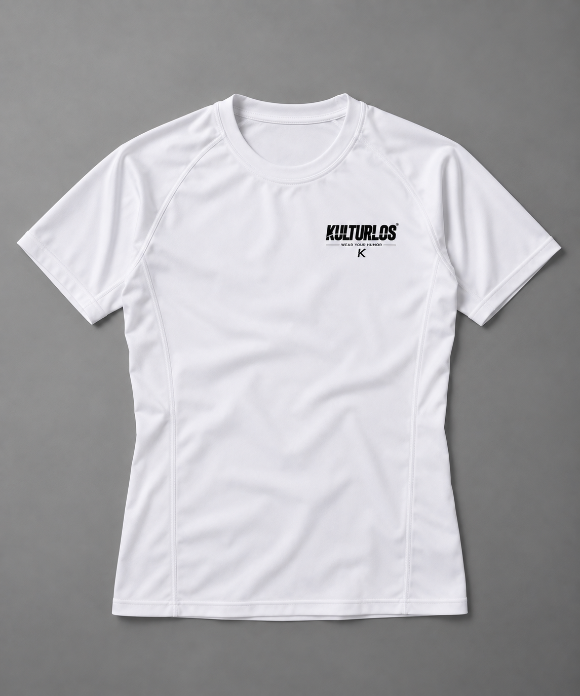 Herren Athletic Compression Shirt – Weiß