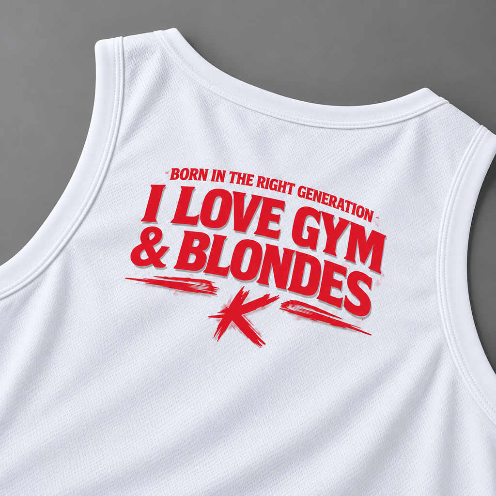 BORN IN THE RIGHT GENERATION - Herren Performance Tank Top